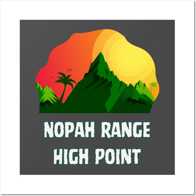 Nopah Range High Point Wall Art by Canada Cities